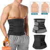 Men Workout Waist Trainer Tummy Slimming Sheath Sauna Body Shaper Trimmer Belt Abs Abdomen Shapewear Weight Loss Corset Fitness - Goods Direct