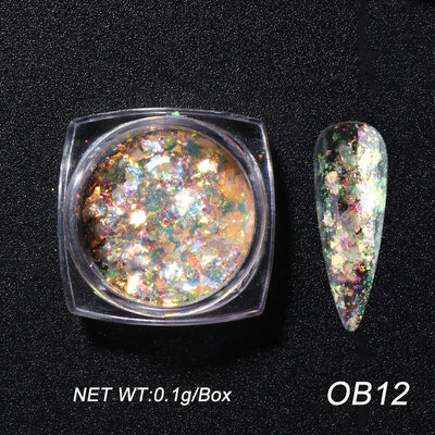 Mermaid Holographic Opal Nail Powder - Goods Direct