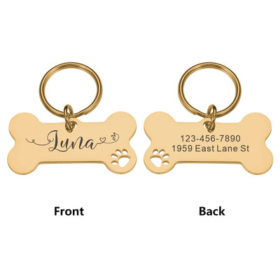 Personalized Dog Nameplate Tag - Goods Direct