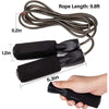 Fitness Adjustable Length   Steel Wire Jump Rope - Goods Direct