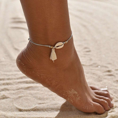 Female Bohemian Shell Heart Summer Anklets For Women Tortoise Ankle Bracelets Girls Barefoot on Leg Chain Jewelry Gift - Goods Direct