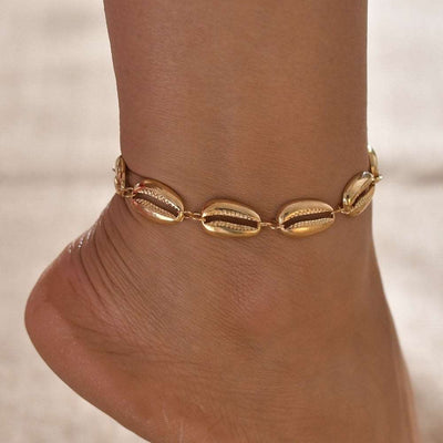 Female Bohemian Shell Heart Summer Anklets For Women Tortoise Ankle Bracelets Girls Barefoot on Leg Chain Jewelry Gift - Goods Direct