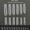 Clear Stiletto Full Cover Gel Nails Extension