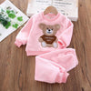 Unisex Toddler 3 PCS Hooded Fleece Set Children Outerwear - Goods Direct