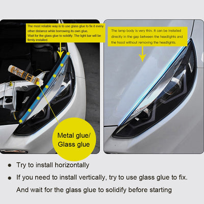 Thin LED Light Strip Lamp Car Accessory - Goods Direct