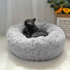 Pet Dog Bed Warm Fleece Round Dog Kennel House Long Plush Winter Pets Dog Beds For Medium Large Dogs Cats Soft Sofa Cushion Mats - Goods Direct