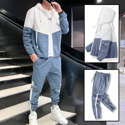 Men's Casual 2 Piece Fitness Tracksuit