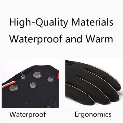 Windproof Non-Slip Winter Gloves for Cycling & Motorcyclers - Goods Direct