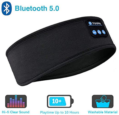 Wireless bluetooth 5.0 Earphones Sleeping Eye Mask - Goods Direct