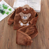 Unisex Toddler 3 PCS Hooded Fleece Set Children Outerwear - Goods Direct