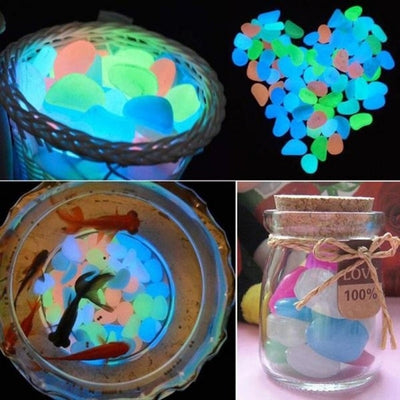 Glow in the Dark Garden Pebbles - Goods Direct