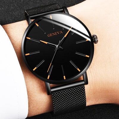 Steel Mesh Quartz Watch - Goods Direct