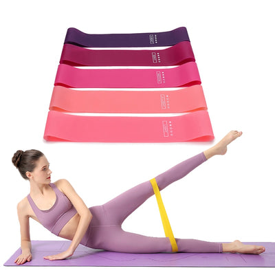 Portable Yoga Pilates Rubber Resistance Bands - Goods Direct