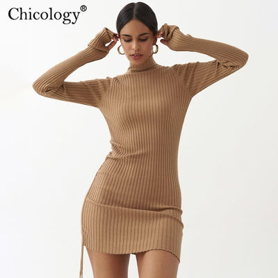 Long Sleeve Sweater Dress | Mini Sweater Dress | Goods Direct