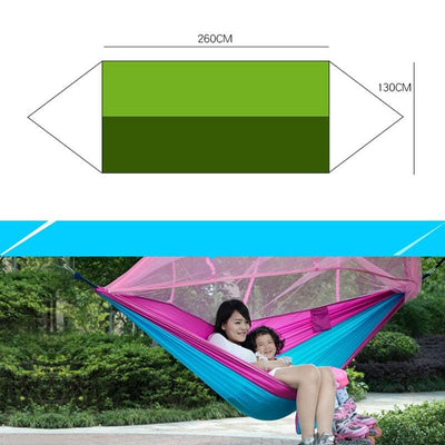 Portable Outdoor Camping Hammock with Mosquito Net - Goods Direct