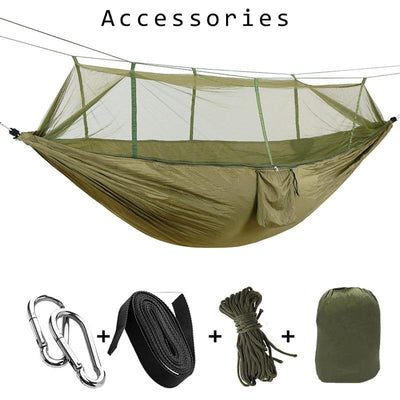 Portable Outdoor Camping Hammock with Mosquito Net - Goods Direct