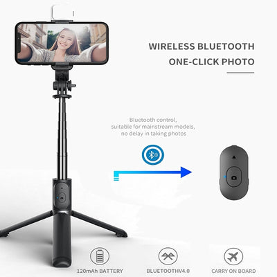 Foldable Bluetooth Selfie Stick - Goods Direct