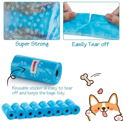 Pet Disposable Waste Bags for Dogs - Goods Direct