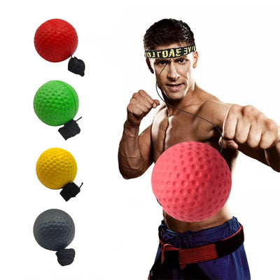 Head-mounted Boxing Reflex Ball Hand Eye Reaction