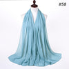 Plain Color Chiffon Scarf Hijab