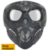 Outdoor Airsoft Protective Mask Military Tactical Paintball Full Face Mask CS Hunting Shooting Sports Halloween Skull Masks - Goods Direct