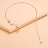 Elegant Big White Imitation Pearl Choker Necklace  Clavicle Chain Fashion Necklace For Women Wedding Jewelry Collar 2021 New - Goods Direct