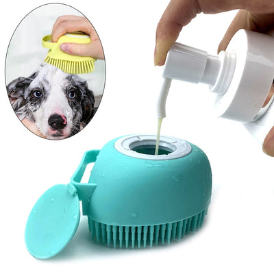 Puppy Bath Massage Glove Brush - Goods Direct