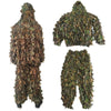 Men Women Kids Outdoor Ghillie Suit Camouflage Clothes Jungle Suit CS Training Leaves Clothing Hunting Suit Pants Hooded Jacket - Goods Direct