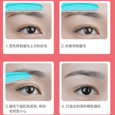 Women Stainless Steel Eyebrow Trimmer - Goods Direct