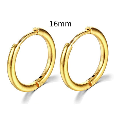 Stainless Steel Small Hoop Earrings - Goods Direct