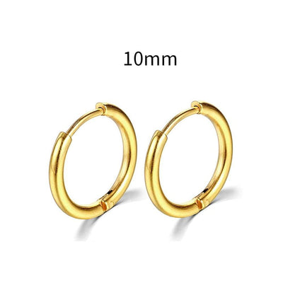 Stainless Steel Small Hoop Earrings - Goods Direct