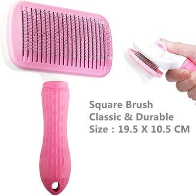 Stainless Steel Pet Grooming Brush - Goods Direct