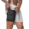 Men's Double-deck 2 in 1 Running Shorts - Goods Direct