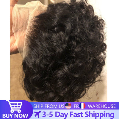 Pixie Cut Color Lace Wig Spring Curl Short Bob Human Hair - Goods Direct