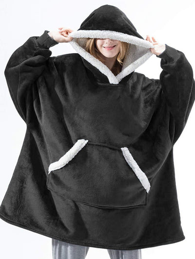 Women Oversized Hoodie Sweatshirt Winter Fleece Giant Wearable Blanket With Sleeves Hoodies Sweat Women Clothes Moletom Feminino - Goods Direct
