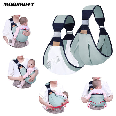 Child Carrier Wrap Multifunctional Baby Carrier Ring Sling for Baby Toddler Carrier Accessories Easy Carrying Artifact Ergonomic - Goods Direct