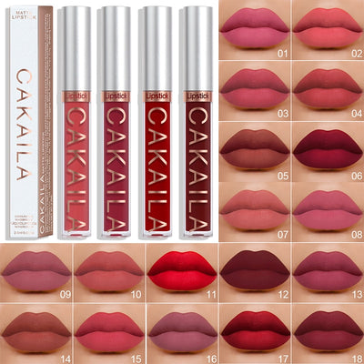 Sexy Long Lasting Nonstick Velvet Matte Red Lip Gloss - Goods Direct