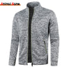 Men Sweatshirt Zipper Stand Collar Pullover Fleece