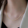 Silver Sparkling Clavicle Choker Necklace - Goods Direct