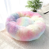 Pet Dog Bed Warm Fleece Round Dog Kennel House Long Plush Winter Pets Dog Beds For Medium Large Dogs Cats Soft Sofa Cushion Mats - Goods Direct