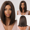 Straight Synthetic Bob Wig w/ Bangs - Goods Direct