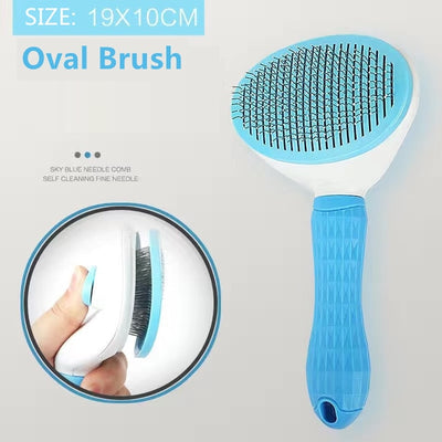 Stainless Steel Pet Grooming Brush - Goods Direct