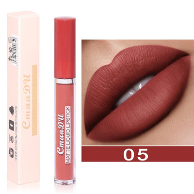 Sexy Long Lasting Nonstick Velvet Matte Red Lip Gloss - Goods Direct