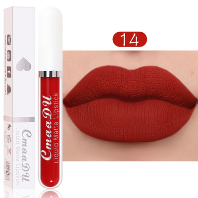 Sexy Long Lasting Nonstick Velvet Matte Red Lip Gloss - Goods Direct