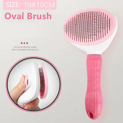 Stainless Steel Pet Grooming Brush - Goods Direct